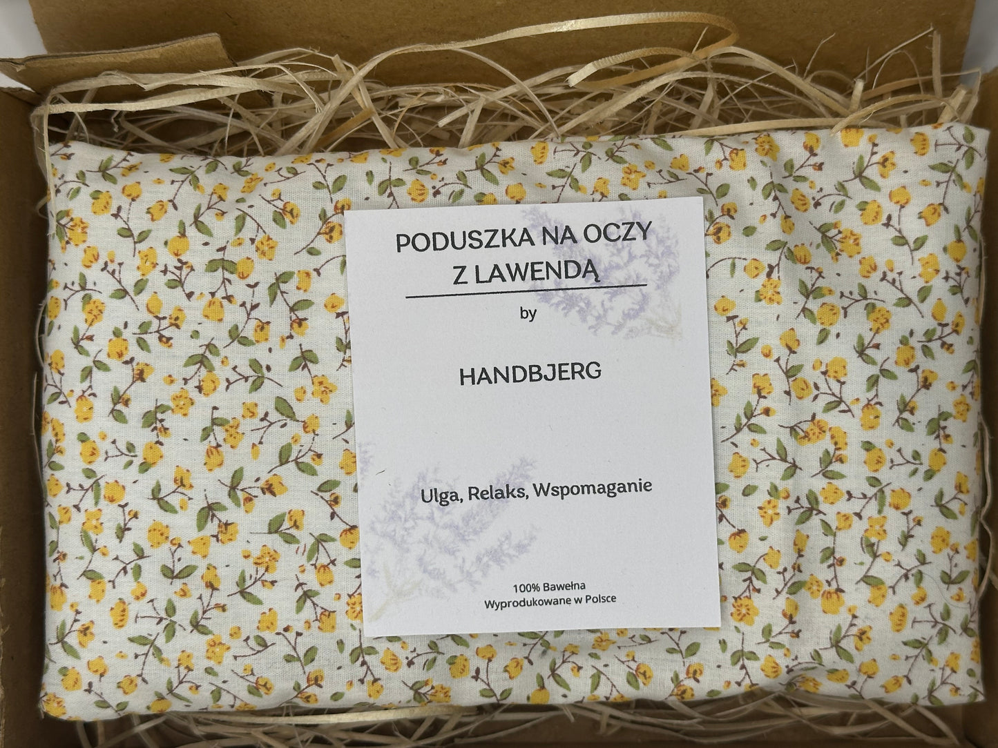 Poduszka obciążeniowa na oczy