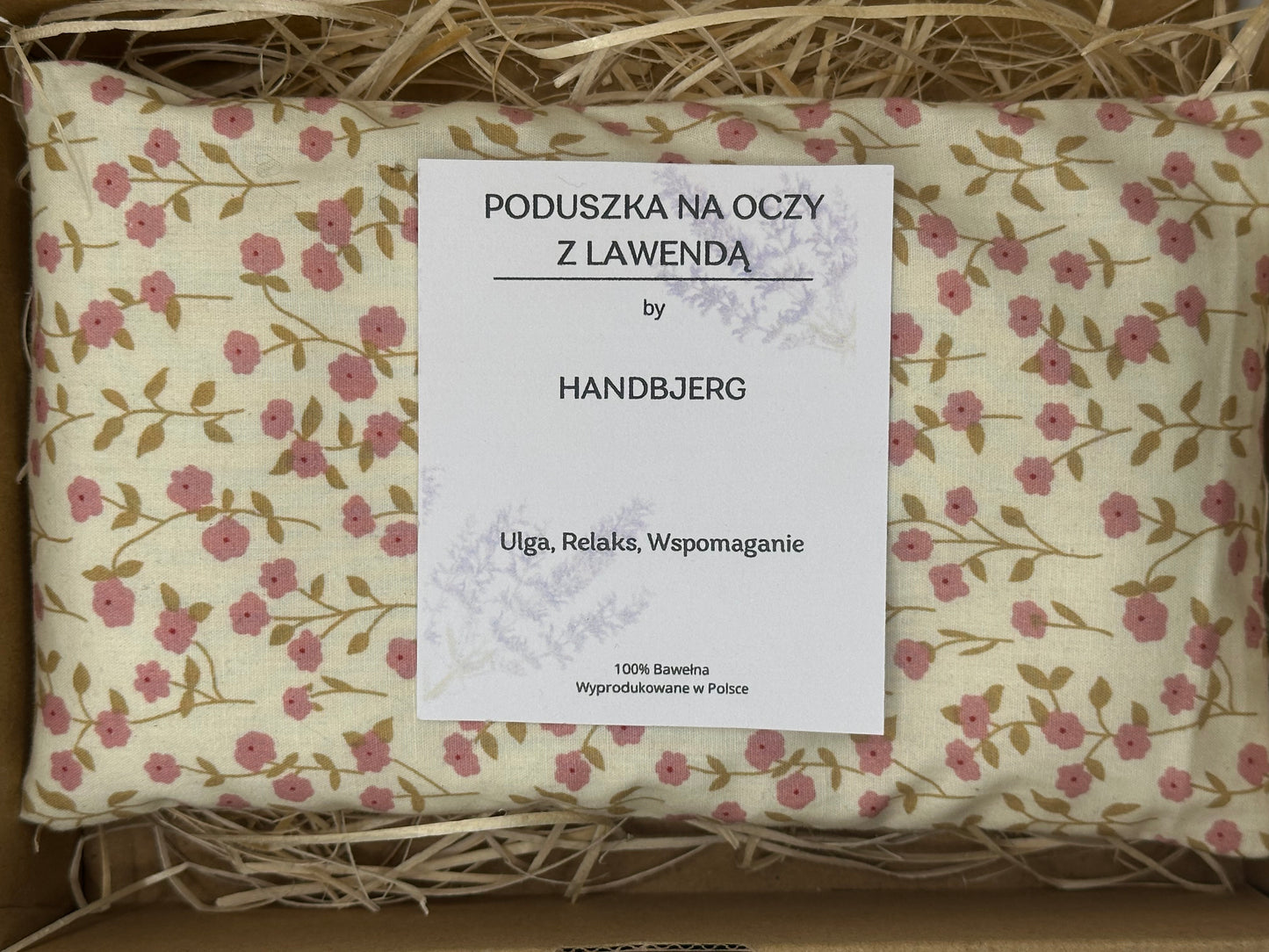 Poduszka obciążeniowa na oczy