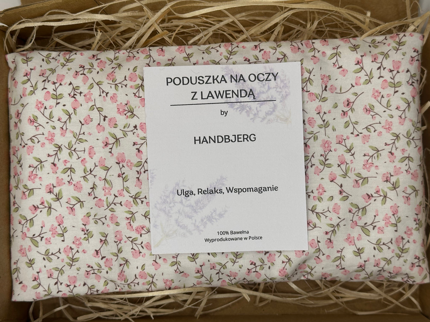Poduszka obciążeniowa na oczy